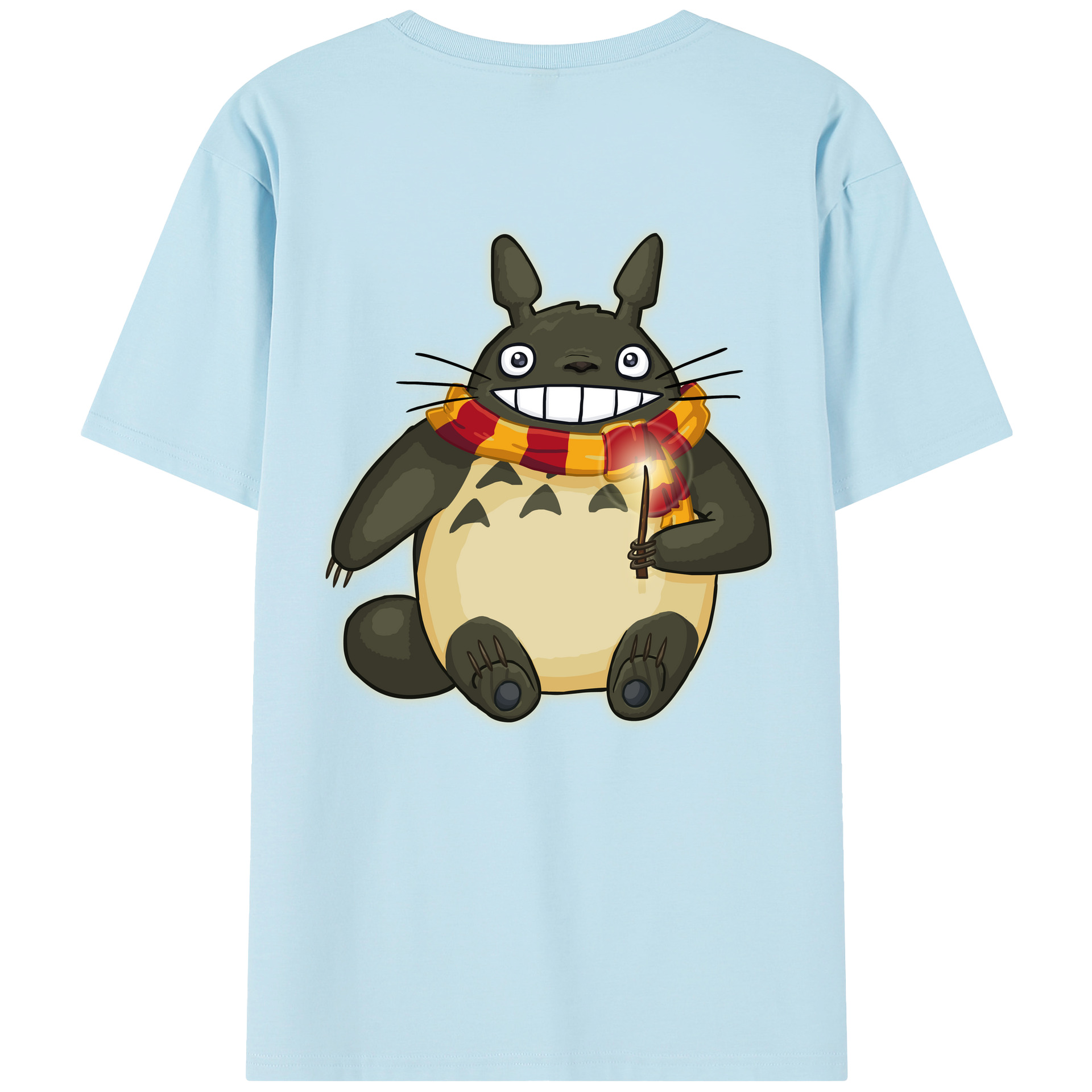 （画像用） となりのトトロ 草壁メイ 草壁サツキ My Neighbor Totoro Satsuki Kusakabe Mei Kusakabe 綿100％半袖Tシャツ（背面プリント）